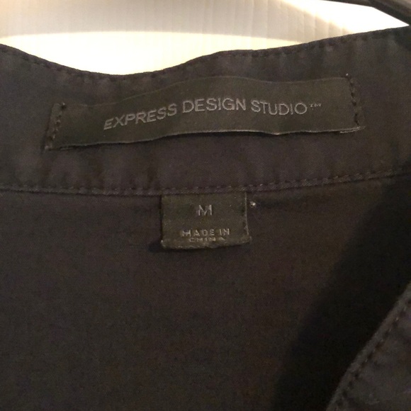 Express black button down top - Picture 2 of 5